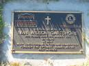 Ian Wilson GARTSHORE,
died 16 Jan 2001 aged 84 years,
husband father grandfather;
Kalbar General Cemetery, Boonah Shire