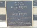 Elijah HORTON,
1823 - 1895;
Sarah HORTON,
1825 - 1897;
Engelsburg Methodist Pioneer Cemetery, Kalbar, Boonah Shire