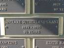 Sinclare Sutherland GRANT,
1839 - 1895 aged 56 years;
Engelsburg Methodist Pioneer Cemetery, Kalbar, Boonah Shire