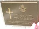 E.S. JONES, died 25 May 1960 aged 59 years, missed by wife Vera, sons & daughters; Kilkivan cemetery, Kilkivan Shire 