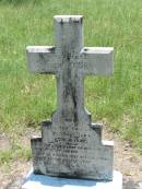 John O'SHEA, died 20 Jan 1904 aged 4 years; Kilkivan cemetery, Kilkivan Shire 