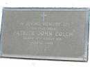 Patrick John COLCH, uncle, buried 28 August 1939 aged 58 years; Kilkivan cemetery, Kilkivan Shire 
