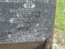 John Daniel (Dan) LUNDH, son brother, died 7 Feb 1945 aged 18 years; Kilkivan cemetery, Kilkivan Shire 