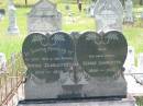 Bertha ZAHNLEITER, wife mother, 1856 - 1930; George ZAHNLEITER, father, 1856 - 1935; Kilkivan cemetery, Kilkivan Shire 