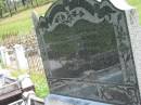 Elizabeth SEMPF, wife mother, 1872 - 1937; August Friedrich SEMPF, father, 1873? - 1953; Kilkivan cemetery, Kilkivan Shire 