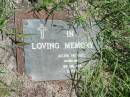 Jacob MENGEL, died 18 June 1938 aged 72 years; Kilkivan cemetery, Kilkivan Shire 