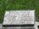 parents; Ellen CRAWFORD, died 11-5-60 aged 79 years, Anglican; Girvan CRAWFORD, died 4-7-55 aged 79 years, W/Methodist; Kilkivan cemetery, Kilkivan Shire 