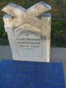 Elizabeth BRADFORD,
mother,
aged 69 years;
James BRADFORD,
father,
aged 74 years;
Clare BRADFORD,
sister,
aged 7 years;
Dorothy NEILL,
sister,
wife of W.H. NEILL,
aged 37 years;
Noel BRADFORD,
died 25 March 1953 aged 45 years;
Cecil BRADFORD,
killed in action 26 Nov 1943 aged 34 years;
Clare BRADFORD,
died 20 June 1918 aged 7 12 years;
Killarney cemetery, Warwick Shire