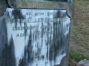 Mary Ellen SAUNDERS,
wife,
died 27 June 1937 aged 46 years;
Killarney cemetery, Warwick Shire