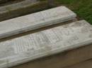 Dinah,
wife of Leonard GILLESPIE,
died 18 Jan 1923 aged 67 years;
Isabella,
daughter of Leonard & Dinah GILLESPIE,
died 2 April 1912 aged 29 years;
Leonard GILLESPIE,
died 23 June 1939 ageed 87 years;
Killarney cemetery, Warwick Shire