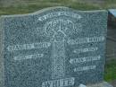 Stanley WHITE,
1895 - 1934;
Gordon WHITE,
1902 - 1943;
Jean WHITE,
1901 - 1971;
Killarney cemetery, Warwick Shire