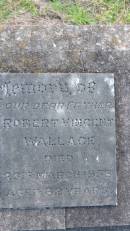Edith Emily WALLACE
d: 6 Jul 1961 aged 82
Robert Vincent WALLACE
d: 23 Mar 1953 aged 82
Legume cemetery, Tenterfield, NSW