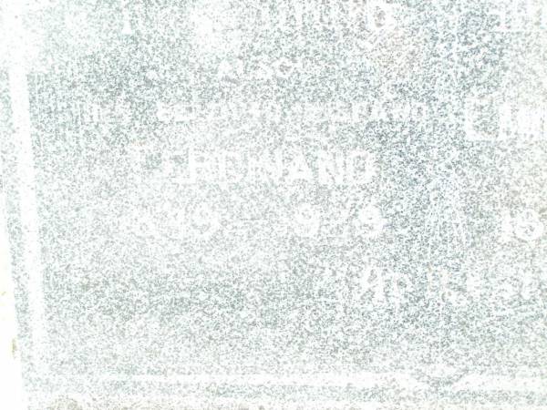 Ferdinard, husband,  | 1849 - 1929;  | Emily NOFFKE,  | 1852 - 1929;  | Lockrose Green Pastures Lutheran Cemetery, Laidley Shire  |