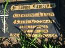 Catherine Eileen (Katie) GOODMAN,
born 28-5-1906 died 11-10-1990;
St Michaels Catholic Cemetery, Lowood, Esk Shire