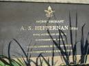 A.S. HEFFERNAN,
10 Nov 1998 aged 42;
St Michaels Catholic Cemetery, Lowood, Esk Shire