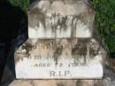 John DOLAN,
died 22 June 1913? aged 72 years;
St Michaels Catholic Cemetery, Lowood, Esk Shire