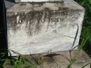 John VOEHRENBACH,
died 25 Oct 1891 aged 60 years;
St Michaels Catholic Cemetery, Lowood, Esk Shire
