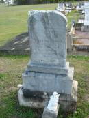 Martha A. MARTSCHKE nee SPORN, born 13 July 1878 Lights Pass S.A., died 15 Sept 1907 Lowood;
Dr Martin MARTSCHKE;
Lowood Trinity Lutheran Cemetery (Bethel Section), Esk Shire