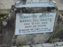 Henriette Auguste BARKE (nee BAATZ), died 6 Aug 1933 aged 80 years, mother;
Lowood Trinity Lutheran Cemetery (Bethel Section), Esk Shire
