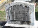 Eda Marie DAVIS died 24 Sept 1948 aged 49 years, wife mother;
Lowood Trinity Lutheran Cemetery (St Marks Section), Esk Shire