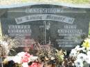 KAMMHOLZ;
Walter William, 1917 - 1992, husband father grandfather great-grandfather;
Lily Antonia, nee JACKWITZ, 1914-1996, mother grandmother great-grandmother;
Lowood Trinity Lutheran Cemetery (St Marks Section), Esk Shire