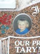 Taryn Lee REA,
5-10-1994 - 8-7-1998 aged 3 years 9 months;
Ma Ma Creek Anglican Cemetery, Gatton shire