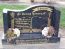 Walter Harold Norman (Wally) CROSS,
husband father father-in-law grand-dad,
27-6-1917 - 30-3-1997;
Ma Ma Creek Anglican Cemetery, Gatton shire