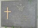 Roy E.J. STREET,
3 April 1992 aged 79;
Maclean cemetery, Beaudesert Shire