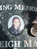 Ashleigh Maree SKELLY-HENTTONEN,
12-5-1993 - 8-12-2001,
daughter sister;
Maclean cemetery, Beaudesert Shire