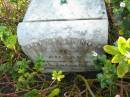 Zillah, wife of J.L. FREDERICH, died 27 June 1900;
Johannes Ludwig FREDERICH, died 30 July 1909;
Alice Caroline Henriette, wife of Harold P. FREDERICH,
died 6 Dec 1916;
Marburg Anglican Cemetery, Ipswich
