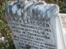 Eunice LAVENDER,
born Wadhurst Sussex England 12 Feb 1887,
died Toowoomba 21 Feb 1890;
Annie LAVENDER,
auntie,
died 20 Sept 1962 aged 80 years;
Meringandan cemetery, Rosalie Shire