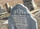 John George TROUSELL,
born Co Clare Ireland 28 Aug 1849,
died Douglas aged 78 years;
Helen Jane TROUSELL,
wife,
died Douglas 22 July 1933 aged 75 years;
Meringandan cemetery, Rosalie Shire
