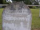 Maria Christina SCHULZ,
born 25 July 1817
died 2 April 1897;
Minden Baptist, Esk Shire