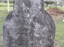 Wilhelmine NEUENDORF,
born 11 Sept 1835 died 23 Aug 1901;
Minden Baptist, Esk Shire