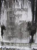 Friedericke ARNDT,
born 1832 died 1920;
Minden Baptist, Esk Shire