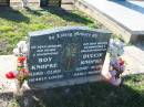 Roy KNOPKE,
b: 16 Feb 1925, d: 17 Feb 2000;
Dulcie KNOPKE.
b: 13 Dec 1927, d: 26 Jan 2003;
MindenCoolana - St Johns Lutheran