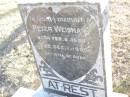 Peter WEISMANN,
born 9 Feb 1866 died 1 Dec 1905;
St Johns Evangelical Lutheran Church, Minden, Esk Shire