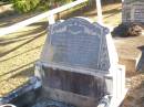 Auguste Scharlotte Maria MULLER,
born 24 May 1865 died 29 Aug 1932;
St Johns Evangelical Lutheran Church, Minden, Esk Shire