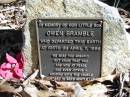 Owen Bramble
7 Apr 1996
Moggill Historic cemetery (Brisbane)