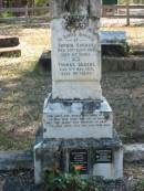 Sophia Sugars
23 Sep 1914
83 yrs
Thomas Sugars
11 May 1915
80 yrs
Ellen Elizabeth Sugars
19-3-1937
husband
William Sugars
13-3-1954
(remembered by son Roderick, and grandson Bruce Sugars)
Roderick William Sugars
B: 3 Oct 1909
D: 26 Aug 1992
husband of Pam?
father of Bruce, Deborah, Elizabeth
Grandfather of Jodie, Kirsty, Helena? and Christopher
Moggill Historic cemetery (Brisbane)