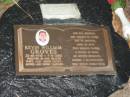 Kevin William GROVES,
husband father grandfather,
25-10-1948 - 7-8-2003,
wife Jan,
sons Ricky & Royce,
Mooloolah cemetery, City of Caloundra