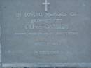 Olive CASSIDY,
died 24-10-79 aged 73 years;
Mooloolah cemetery, City of Caloundra