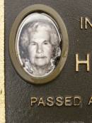 Helen JOHNSON,
died 25-10-1996 aged 85 years,
missed by brother & sister-in-law
Miso & Teodora MIROSAVLJOVIC
& friends Vass & Helen OLTEANU;
Mooloolah cemetery, City of Caloundra