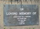 Jonathon WILLIAMSON
27 Aug 1983, aged 4 months
Mt Cotton Gramzow Cornubia Carbrook Lutheran Cemetery, Logan City