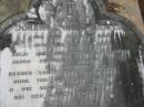 Johann Philipp BENFER
b: 23 Oct 1823, d: 7 Oct 1896
Katharina BENFER
b: 10 Aug 1824, d: 26 Oct 1893
Mt Cotton Gramzow Cornubia Carbrook Lutheran Cemetery, Logan City