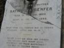 Johann Philipp BENFER
b: 23 Oct 1823, d: 7 Oct 1896
Katharina BENFER
b: 10 Aug 1824, d: 26 Oct 1893
Mt Cotton Gramzow Cornubia Carbrook Lutheran Cemetery, Logan City