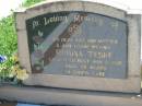 Rubina TESKE
5 May 1975, aged 58
Mount Beppo Apostolic Church Cemetery