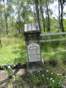 William DENNIS,
died 29 Aug 1918 aged 71 years;
Mary Sophia DENNIS, wife,
died 24 Sept 1928 aged 79 years;
Mundoolun Anglican cemetery, Beaudesert Shire