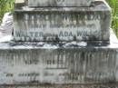 Dorice WILLCOX,
only daughter of Walter & Ada WILLCOX,
accidentally drowned at Tambourine
13 Dec 1913;
Mundoolun Anglican cemetery, Beaudesert Shire