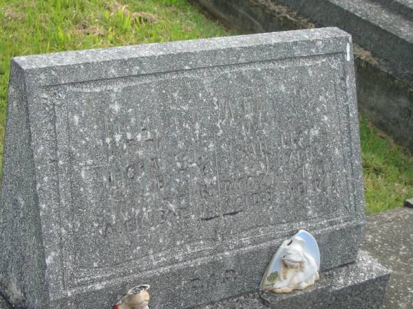 Michael J EBZERY,  | father,  | died 20-3-1960 aged 88 years;  | Isabella EBZERY,  | mother,  | died 27-6-1960 aged 82 years;  | Murwillumbah Catholic Cemetery, New South Wales  | 